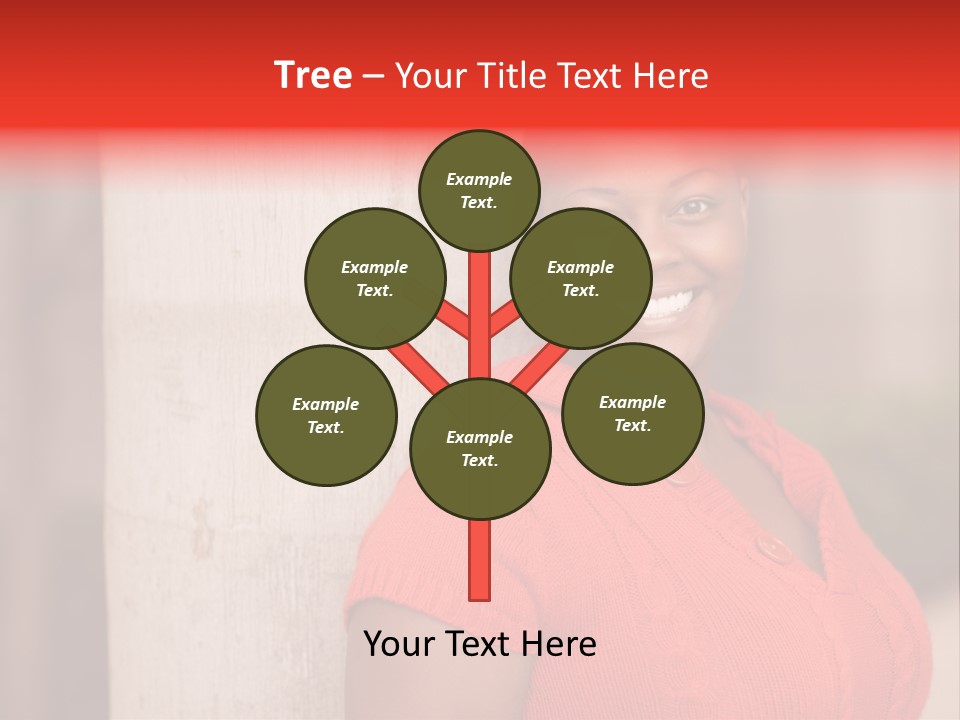 Female Beauty African American PowerPoint Template