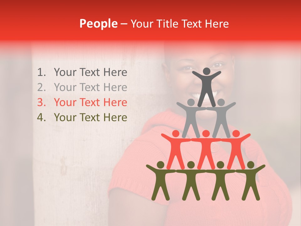 Female Beauty African American PowerPoint Template