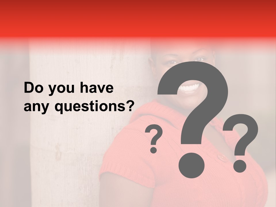 Female Beauty African American PowerPoint Template