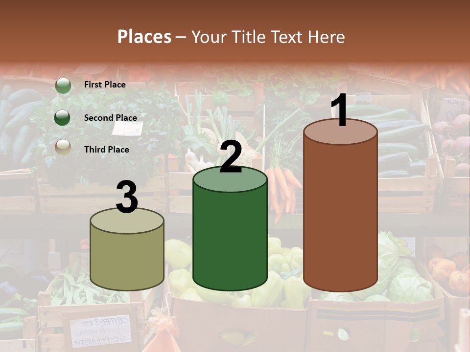 Market Grocery Organic PowerPoint Template