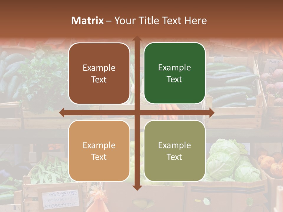 Market Grocery Organic PowerPoint Template