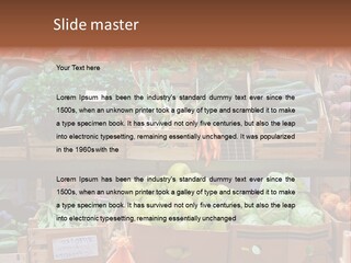Market Grocery Organic PowerPoint Template
