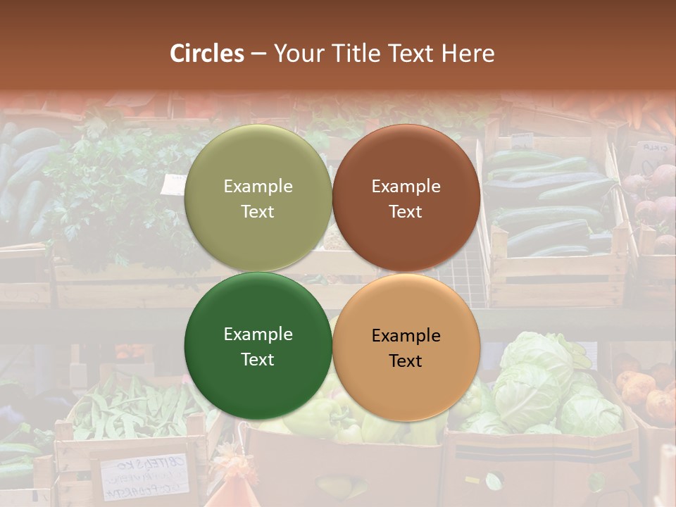 Market Grocery Organic PowerPoint Template