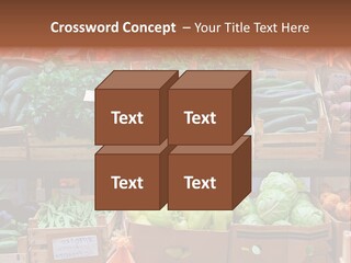 Market Grocery Organic PowerPoint Template