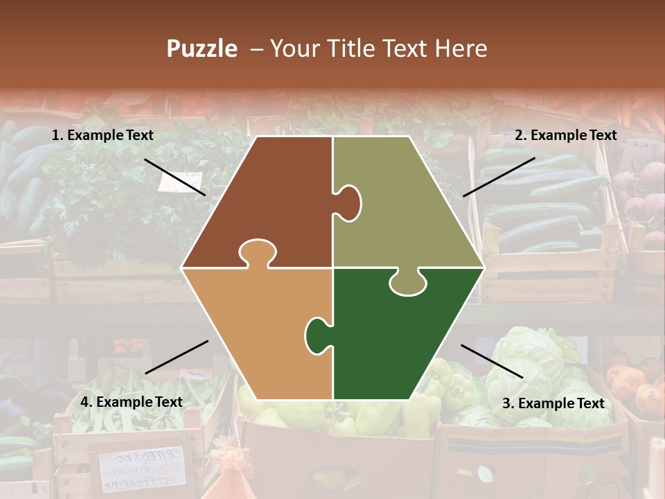 Market Grocery Organic PowerPoint Template