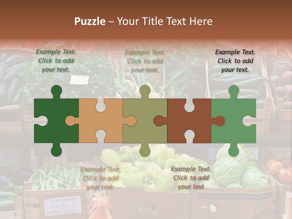 Market Grocery Organic PowerPoint Template