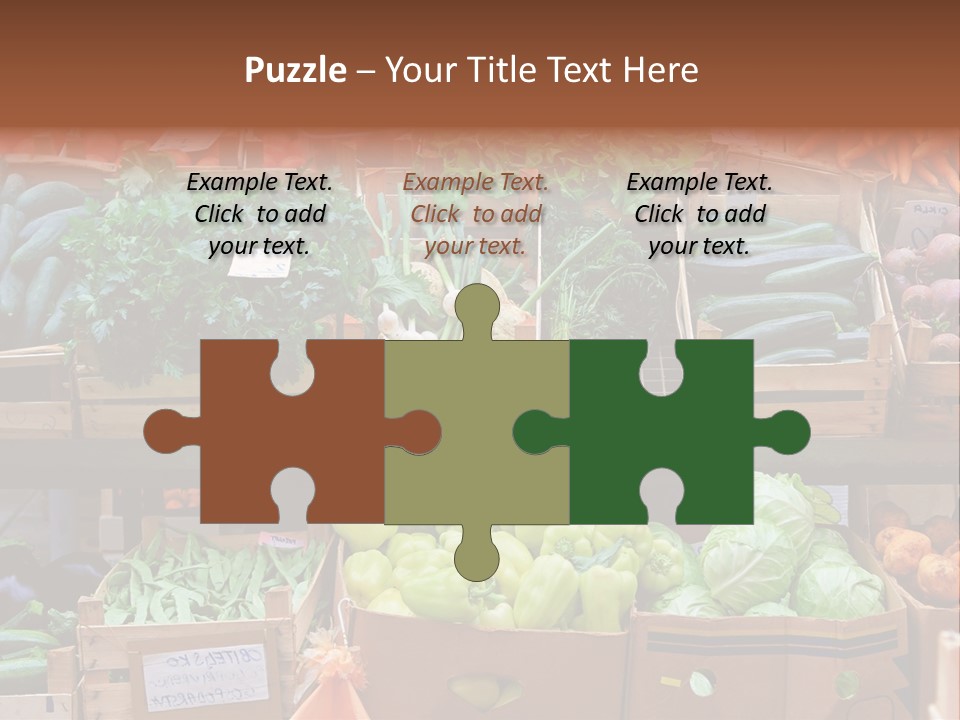 Market Grocery Organic PowerPoint Template