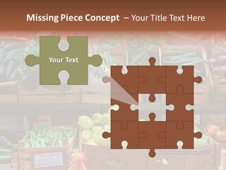 Market Grocery Organic PowerPoint Template
