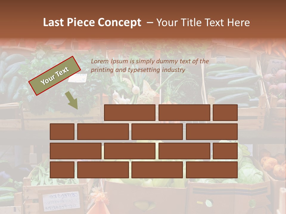 Market Grocery Organic PowerPoint Template