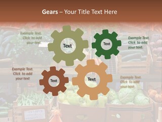 Market Grocery Organic PowerPoint Template