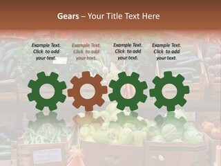 Market Grocery Organic PowerPoint Template