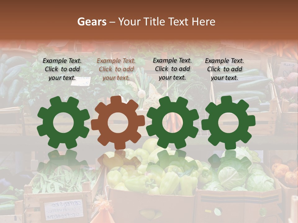 Market Grocery Organic PowerPoint Template