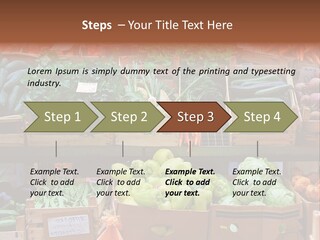 Market Grocery Organic PowerPoint Template