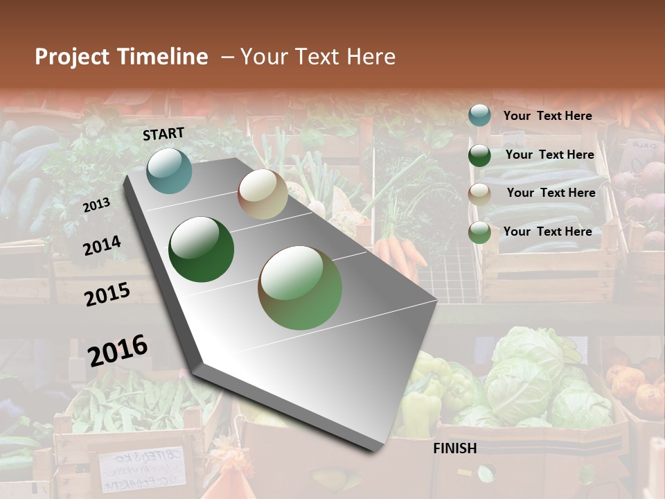 Market Grocery Organic PowerPoint Template