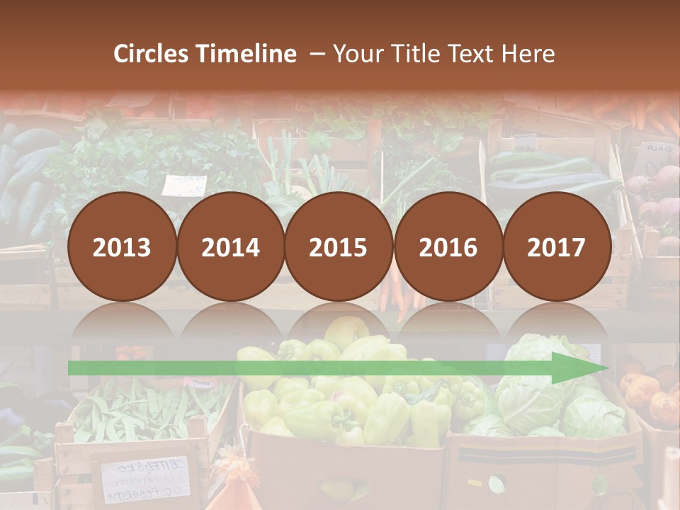 Market Grocery Organic PowerPoint Template
