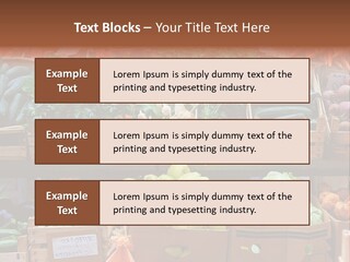 Market Grocery Organic PowerPoint Template
