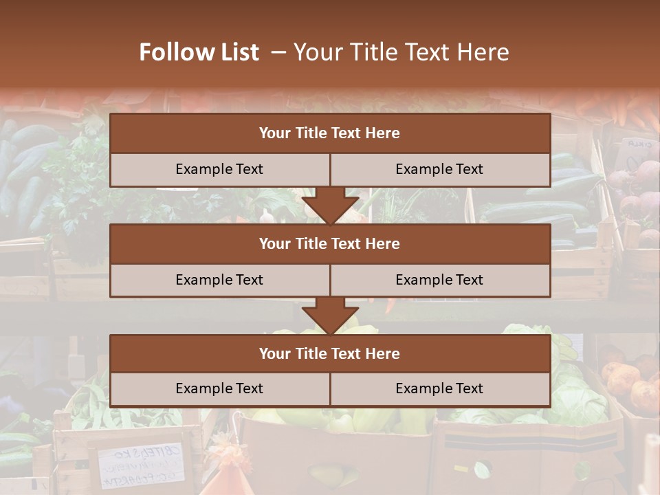 Market Grocery Organic PowerPoint Template