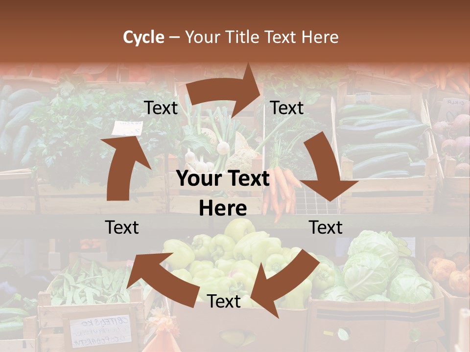 Market Grocery Organic PowerPoint Template