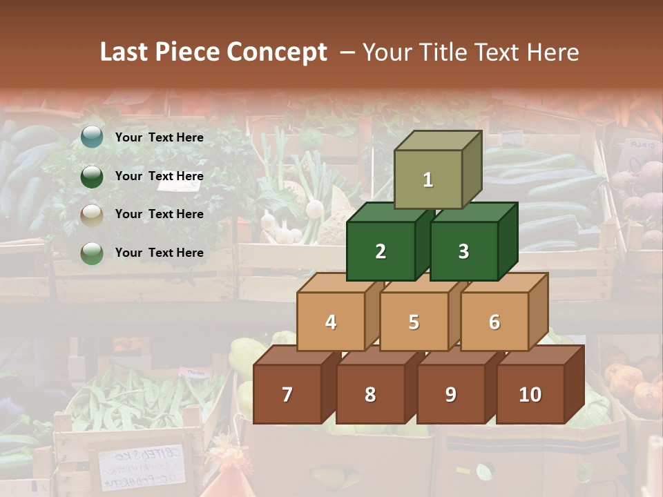 Market Grocery Organic PowerPoint Template
