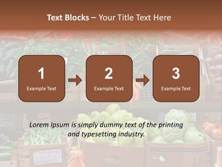 Market Grocery Organic PowerPoint Template