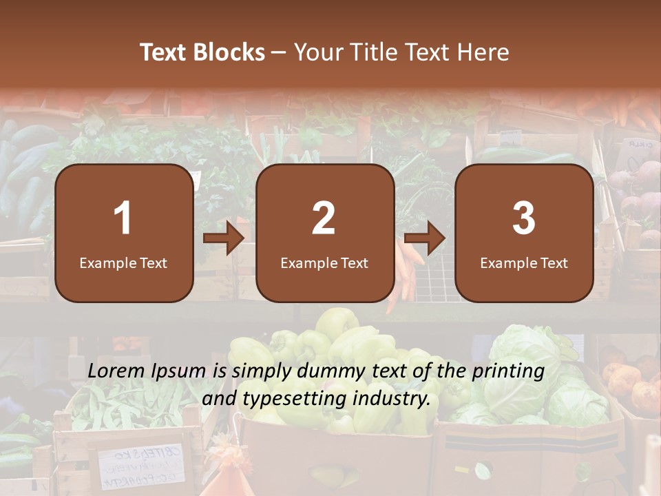 Market Grocery Organic PowerPoint Template