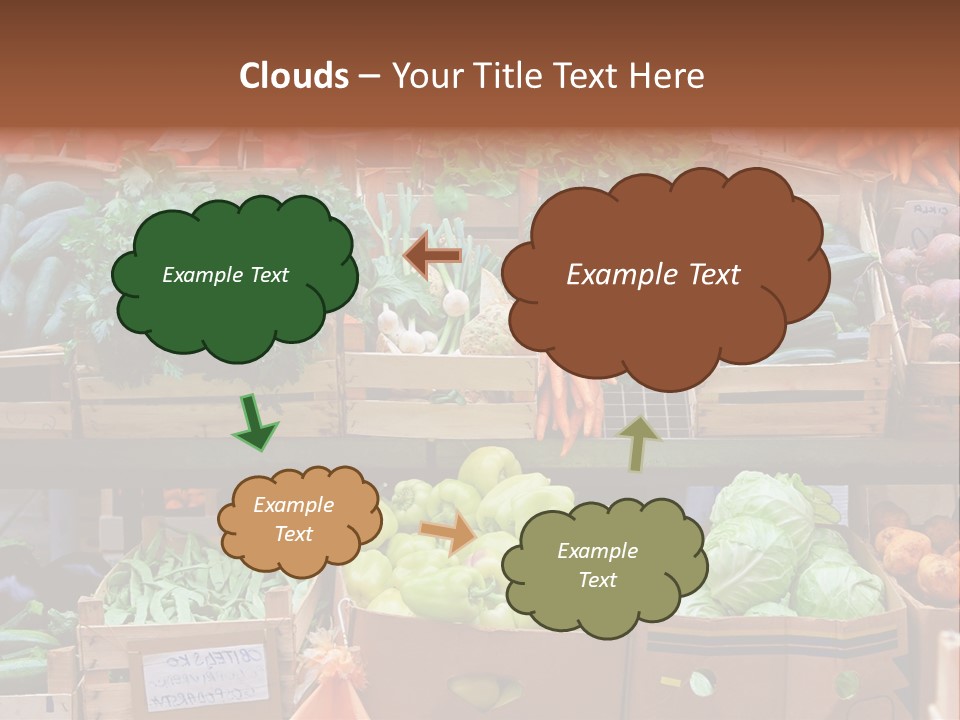Market Grocery Organic PowerPoint Template