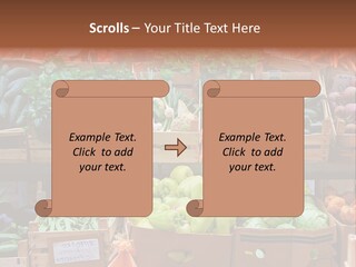 Market Grocery Organic PowerPoint Template