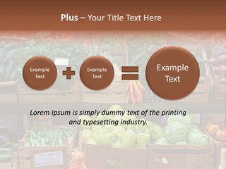 Market Grocery Organic PowerPoint Template
