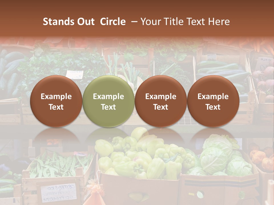Market Grocery Organic PowerPoint Template