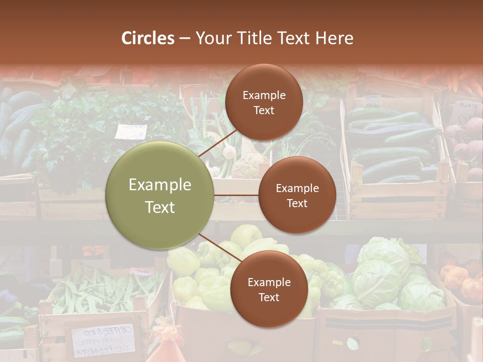 Market Grocery Organic PowerPoint Template