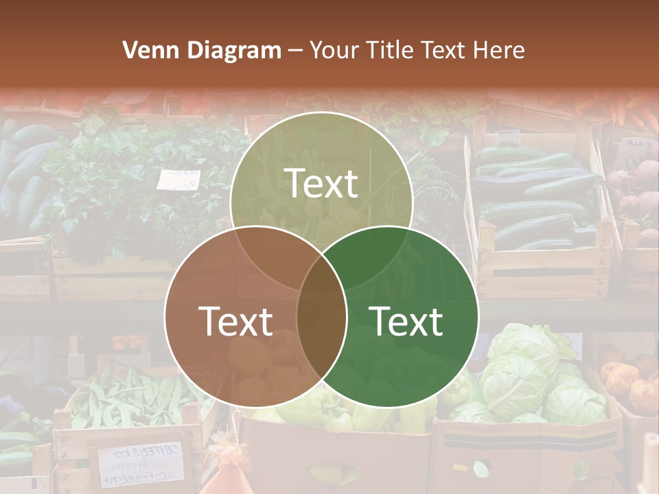 Market Grocery Organic PowerPoint Template