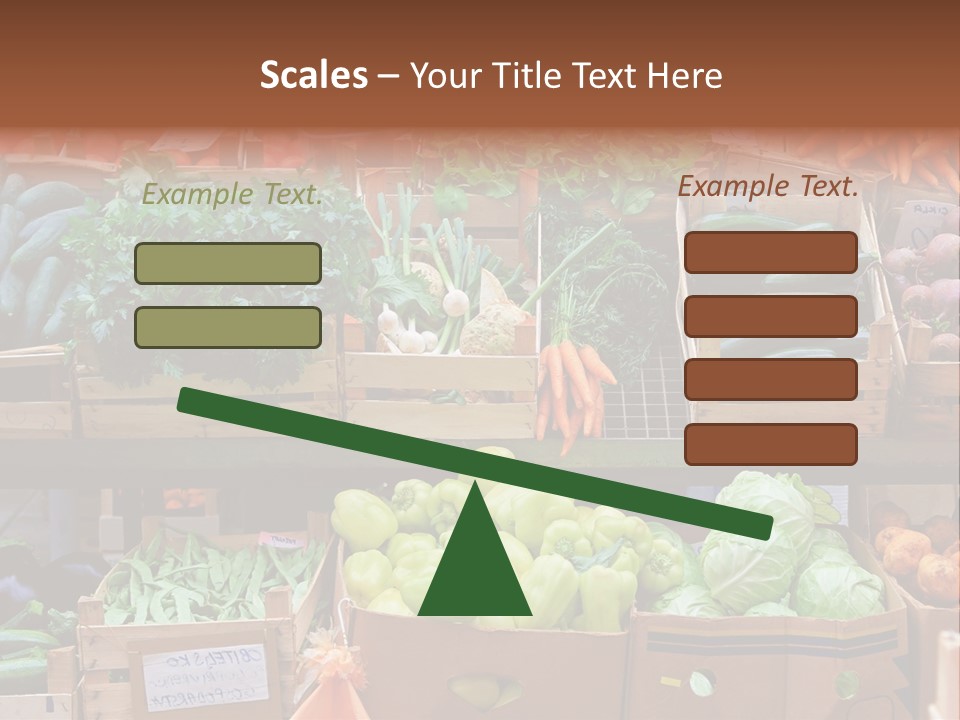 Market Grocery Organic PowerPoint Template