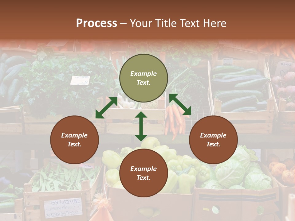 Market Grocery Organic PowerPoint Template