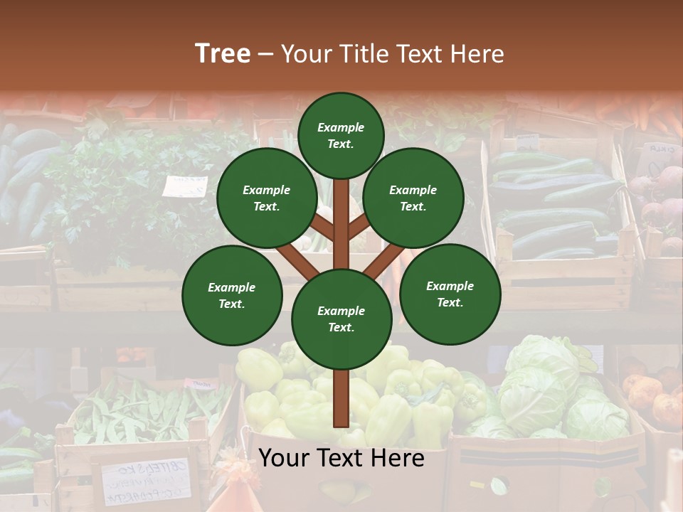 Market Grocery Organic PowerPoint Template