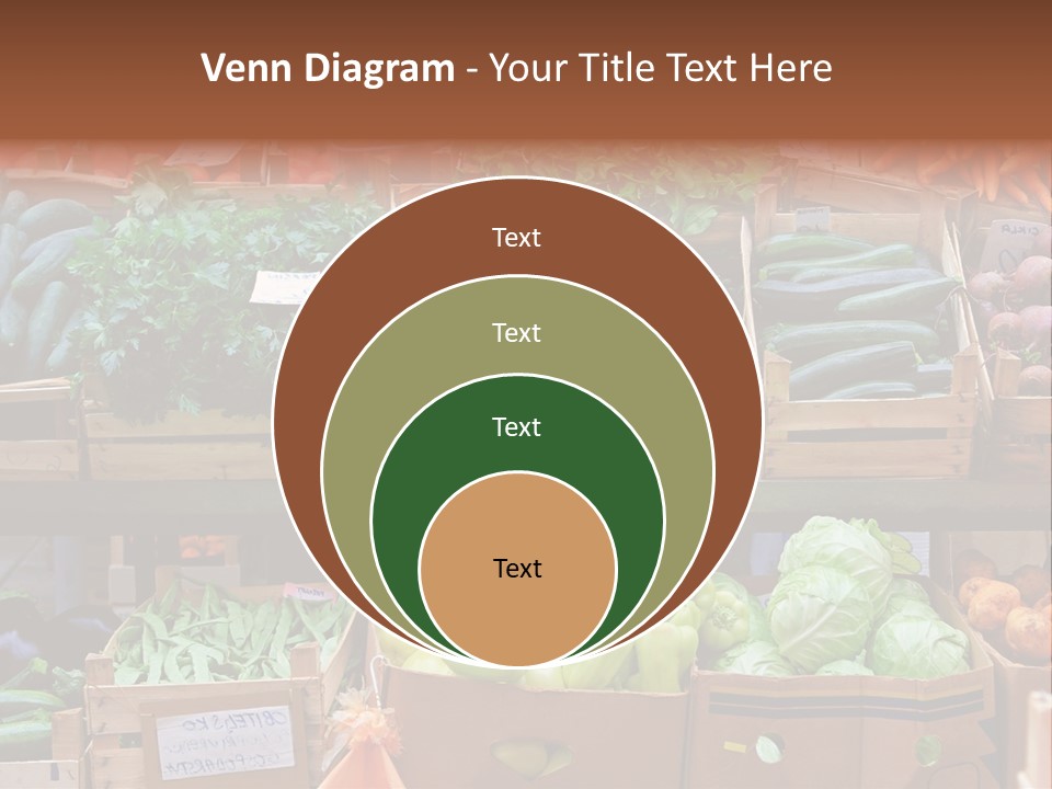 Market Grocery Organic PowerPoint Template