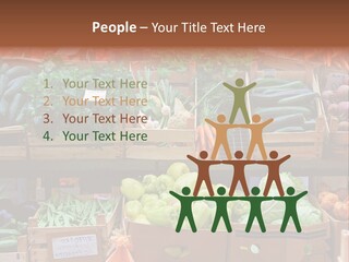 Market Grocery Organic PowerPoint Template