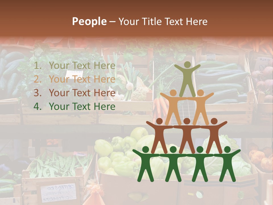 Market Grocery Organic PowerPoint Template