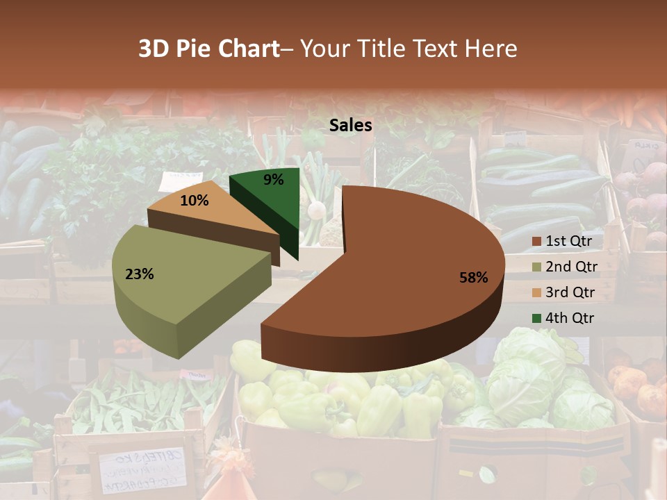 Market Grocery Organic PowerPoint Template