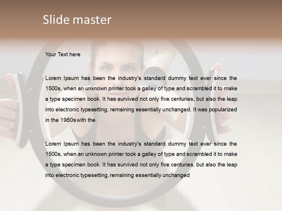 Magic Equipment Woman PowerPoint Template