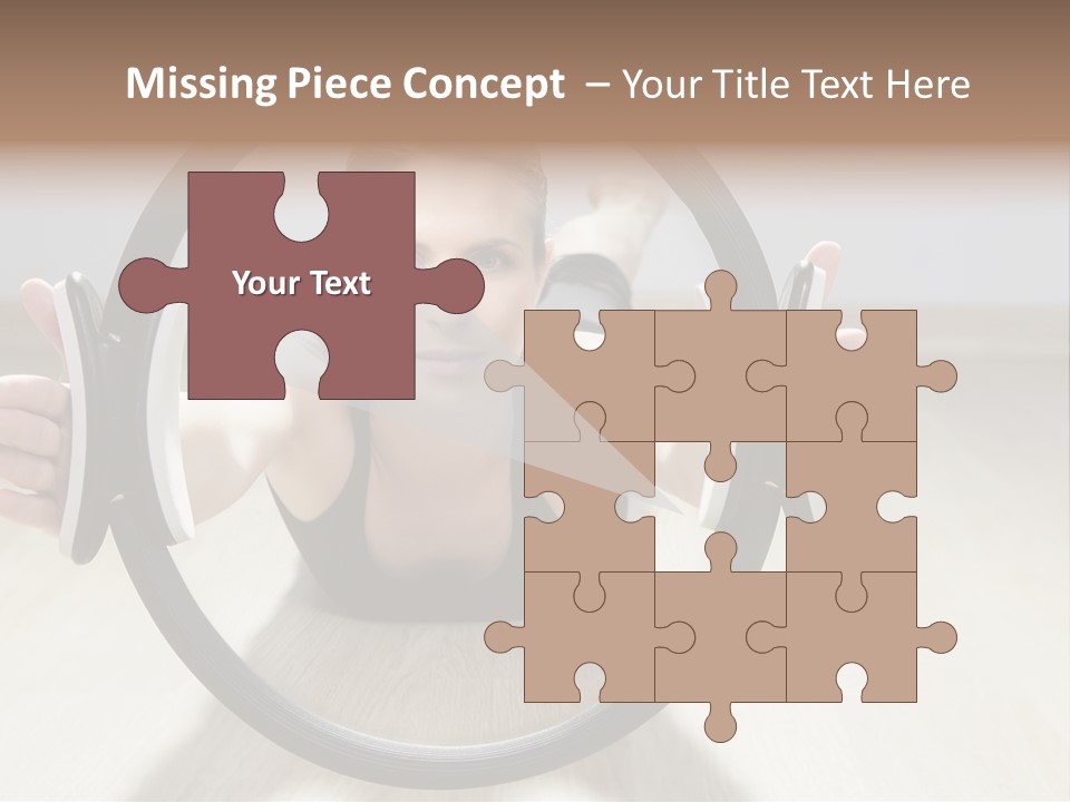 Magic Equipment Woman PowerPoint Template