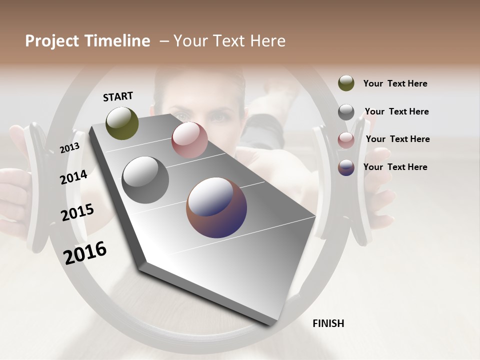 Magic Equipment Woman PowerPoint Template