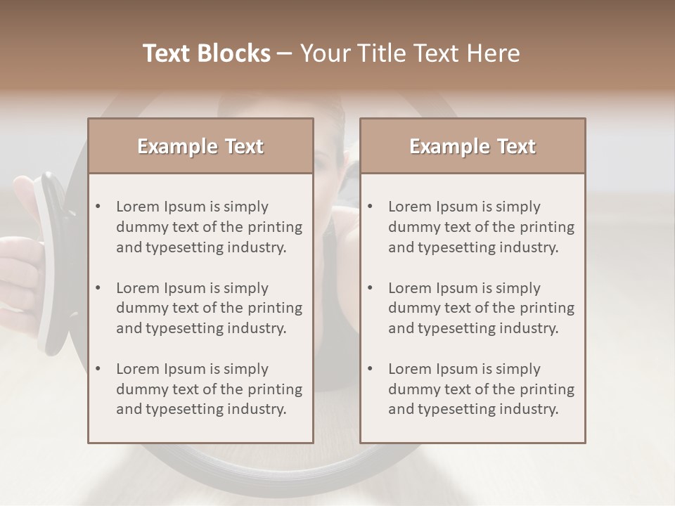 Magic Equipment Woman PowerPoint Template