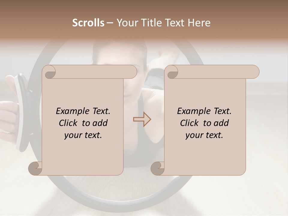 Magic Equipment Woman PowerPoint Template