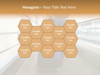 Airport Luggage Railway PowerPoint Template