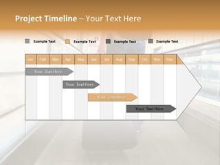 Airport Luggage Railway PowerPoint Template
