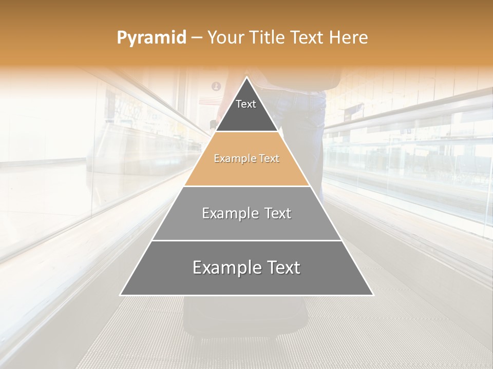 Airport Luggage Railway PowerPoint Template