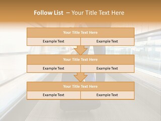 Airport Luggage Railway PowerPoint Template