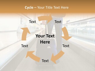 Airport Luggage Railway PowerPoint Template