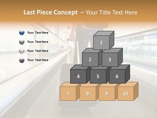 Airport Luggage Railway PowerPoint Template