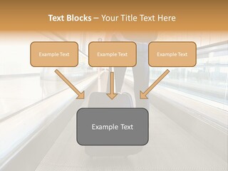 Airport Luggage Railway PowerPoint Template